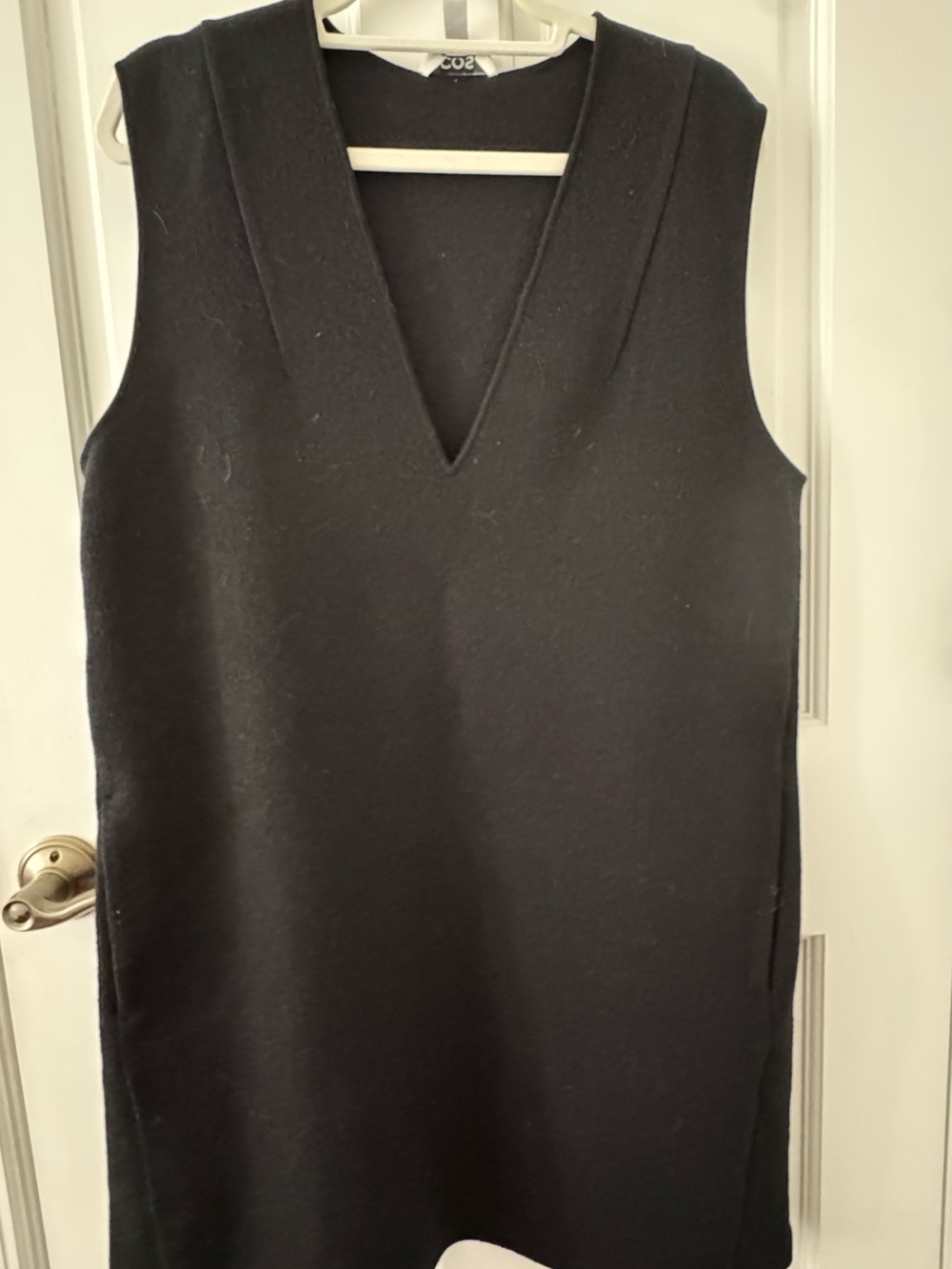 COS Merino wool blend tunic dress